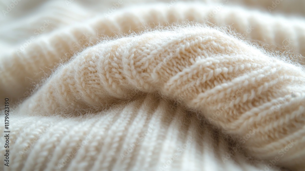 Luxury cashmere sweater close-up, showcasing soft texture, exquisite craftsmanship, smooth fibers, highlighting high-quality materials and elegant design under light exposure Luxury cashmere sweater close-up, showcasing soft texture, exquisite craftsmanship, smooth fibers, highlighting high-quality materials and elegant design under light exposure