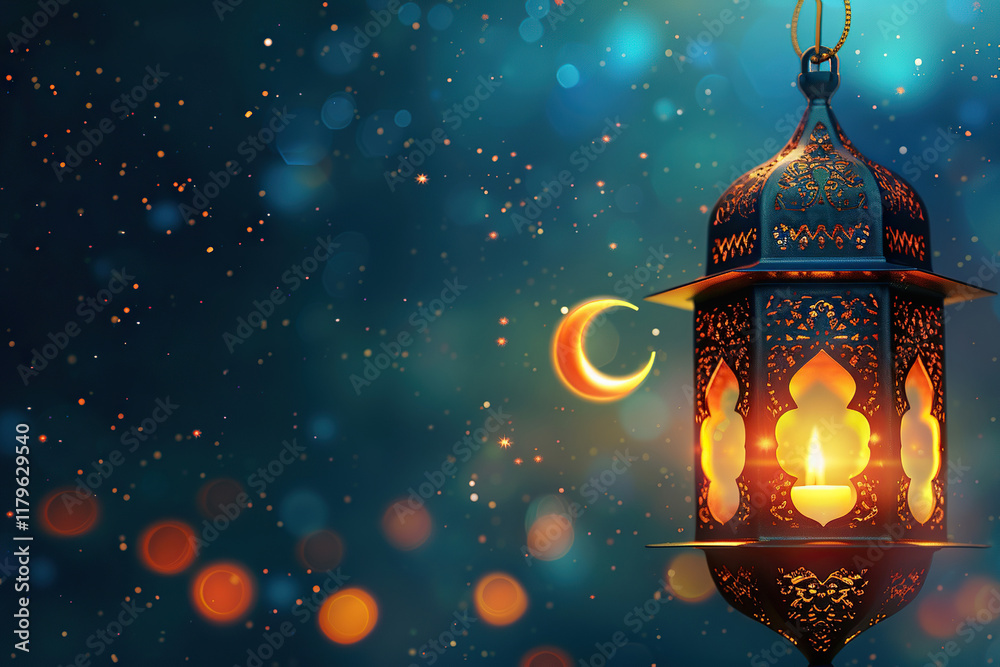 Beautiful greeting card with holiday composition for happy celebrate Ramadan, abstract vivid composition consists of fictional unreal fantastic vision on background Beautiful greeting card with holiday composition for happy celebrate Ramadan, abstract vivid composition consists of fictional unreal fantastic vision on background