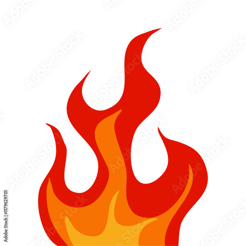 Fire borders fire flames  blaze icon  symbol  sign