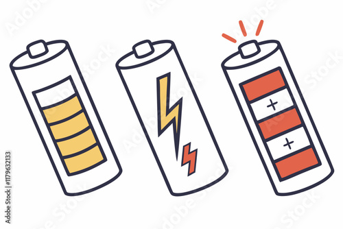 illustration of battery