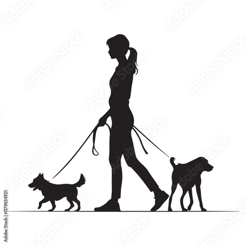 Dog Breeds Silhouette Set German Shephard Dog Silhouette Dogs! Dogs Icon Set