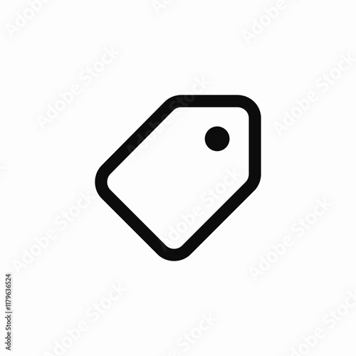 price tag label icon sign vector