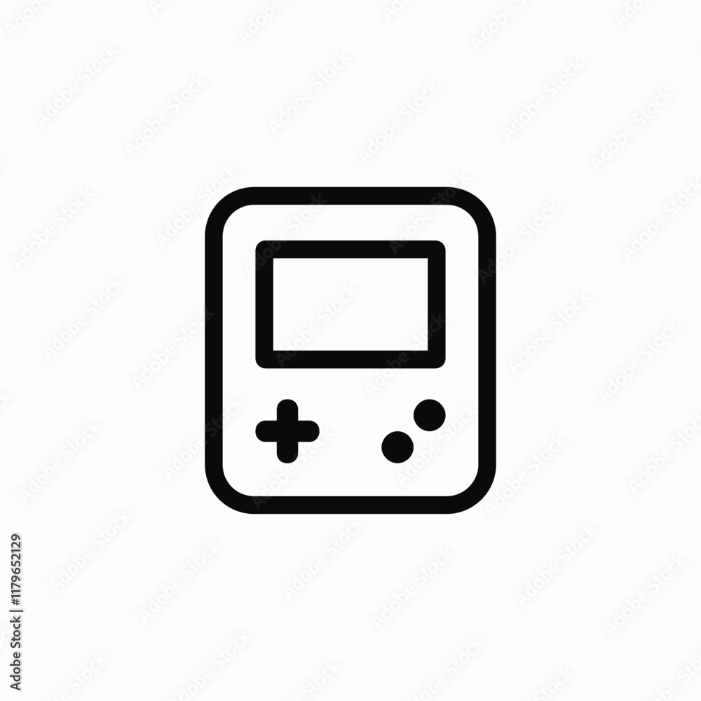 portable game console fun icon sign vector portable game console fun icon sign vector