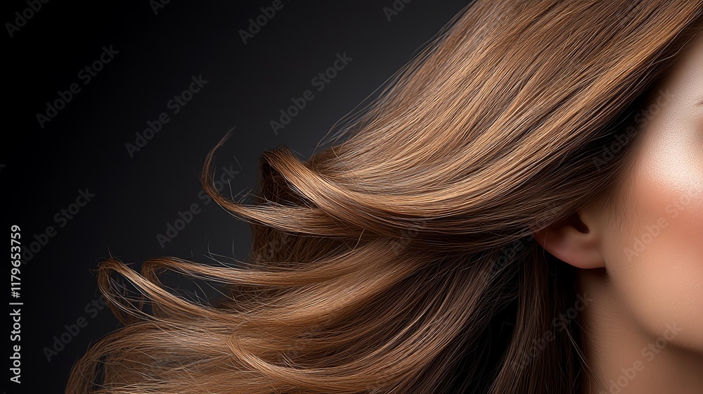 A natural textured wig styled in afro curls, resting on a reflective surface with subtle studio lighting A natural textured wig styled in afro curls, resting on a reflective surface with subtle studio lighting