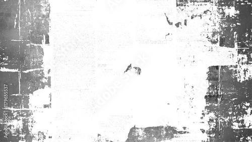 Wallpaper Mural Newspapers seamless pattern with old vintage unreadable paper texture background. Newspaper with old grunge vintage unreadable paper texture background. Vector white and black newspaper paper grunge.  Torontodigital.ca