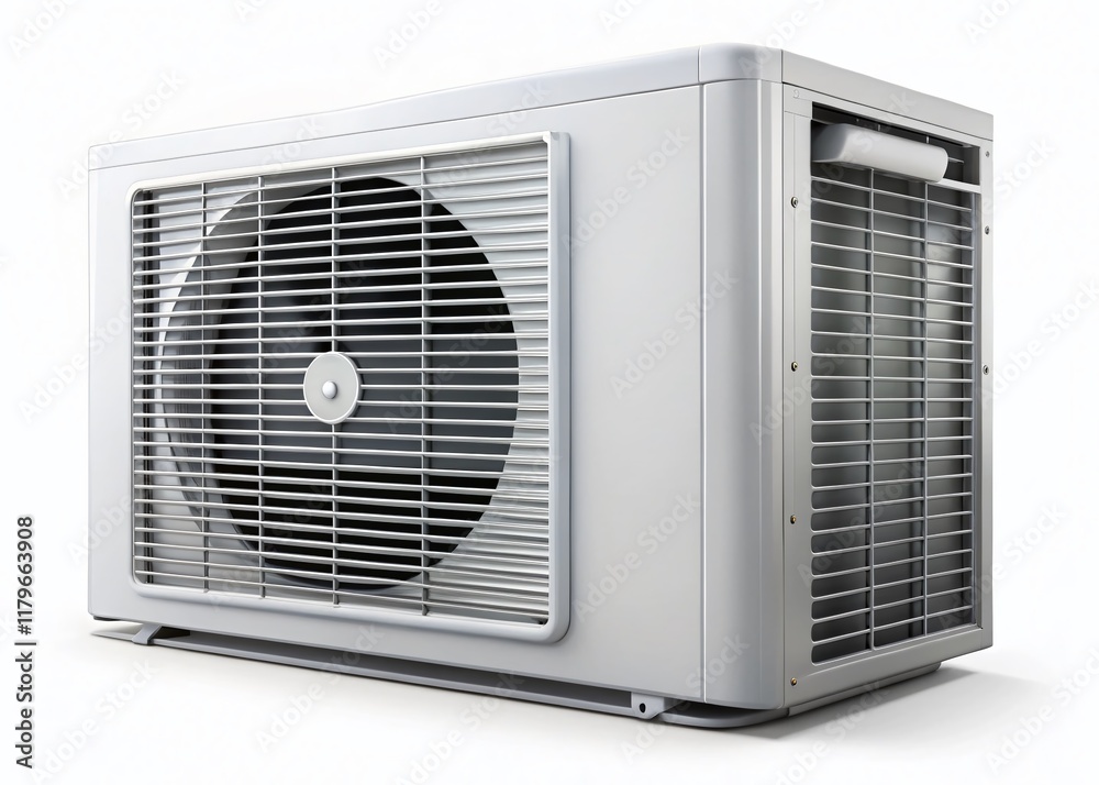 High-Detail Air Conditioner Unit PNG, Realistic 3D Render, HVAC System, Cooling Equipment, Home Appliance High-Detail Air Conditioner Unit PNG, Realistic 3D Render, HVAC System, Cooling Equipment, Home Appliance