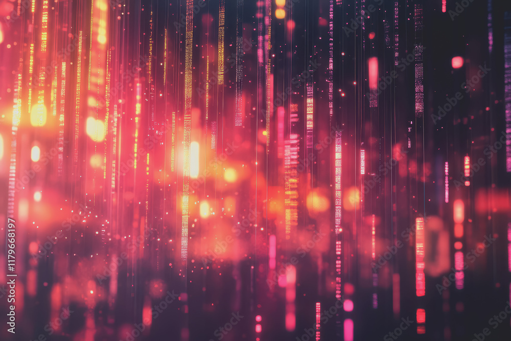 Fototapeta premium Abstract background Digital data financial investment and trading graph chart.