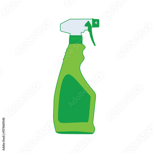 Glass cleaner spray icon, remove glass fungus,cleaning tools,vector illustration on white background.