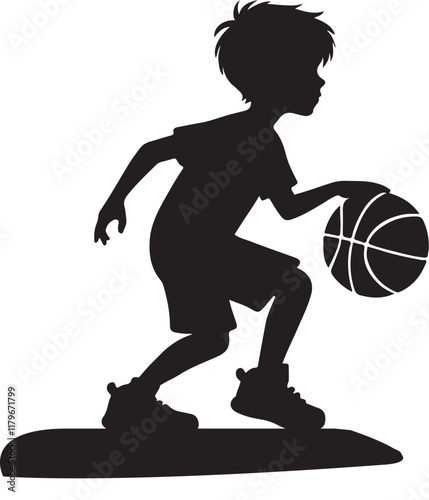 basketball player silhouette