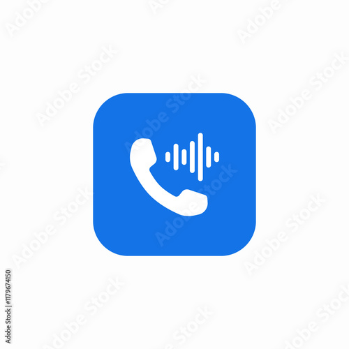 call voice icon sign vector