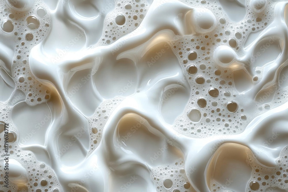 seamless pattern of pure white soap foam bubbles creating an abstract minimalist texture with soft shadows and delicate light reflections seamless pattern of pure white soap foam bubbles creating an abstract minimalist texture with soft shadows and delicate light reflections