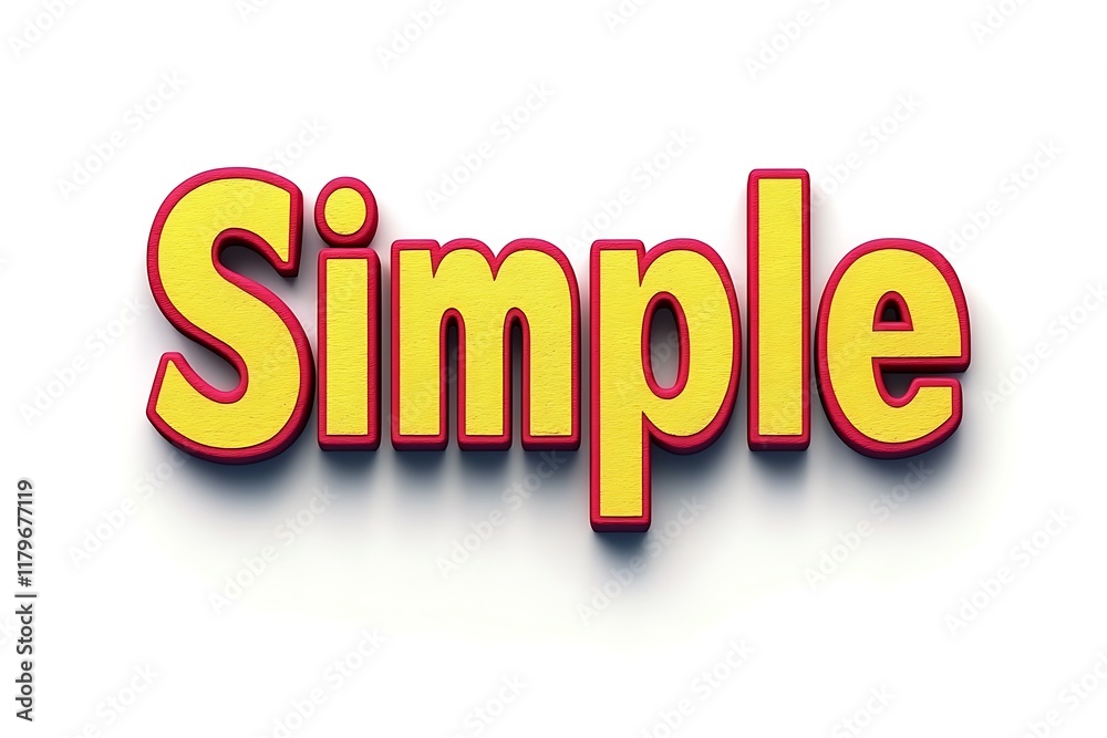 Minimalist Design of the Word 'Simple' with Clean Lines and Subtle Elegance
Minimalist Design of the Word 'Simple' with Clean Lines and Subtle Elegance