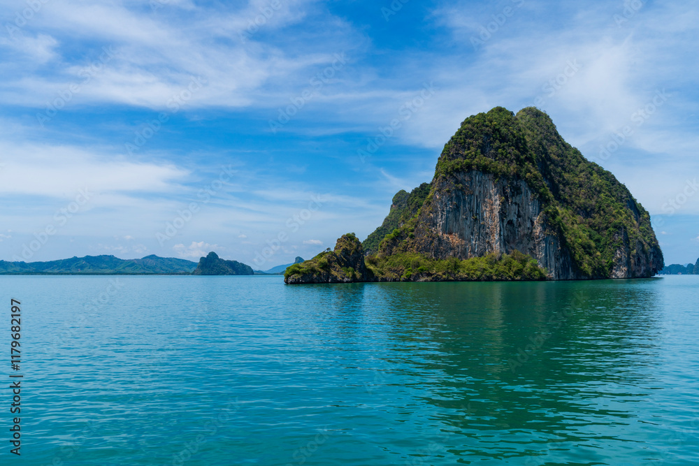 Ao Phang Nga National Park and coastline of Phuket
