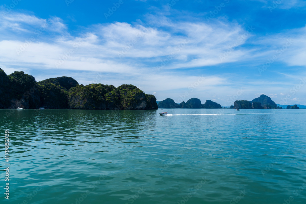 Fototapeta premium Ao Phang Nga National Park and coastline of Phuket