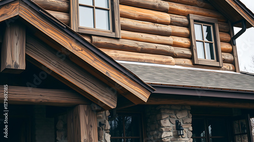 Log Cabin Exterior Architectural Details