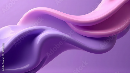 Fluid purple and pink shapes merge elegantly, ideal for modern and creative designs, backgrounds, posters, and artistic projects.