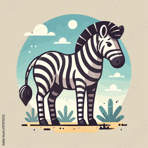 zebra cartoon illustration photo