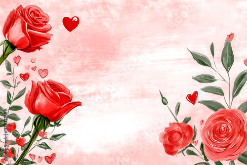 Valentine's Day gratitude card expressing thanks and appreciation for the love and support of family and friends, with space for writing personal messages of love, gratitude, and friendship to all