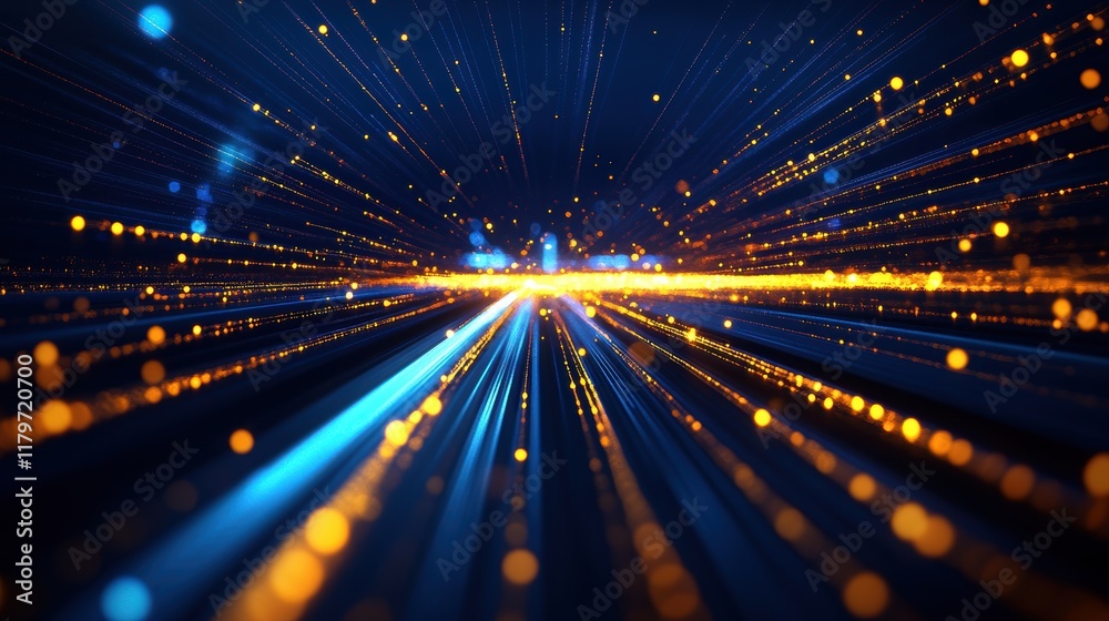 Fototapeta premium Vibrant Abstract Background Featuring Soft Light Rays and Dreamy Blurs Creating a Mystical and Ethereal Atmosphere