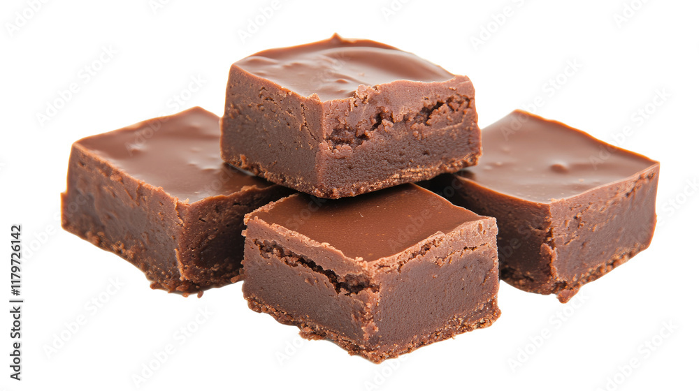 Rich and Creamy Chocolate Fudge Stacked in Delicious Layered Arrangement for Sweet Temptation and Indulgence Rich and Creamy Chocolate Fudge Stacked in Delicious Layered Arrangement for Sweet Temptation and Indulgence