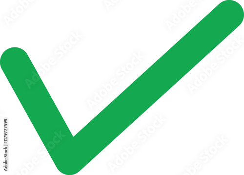 Green Check Mark with white background