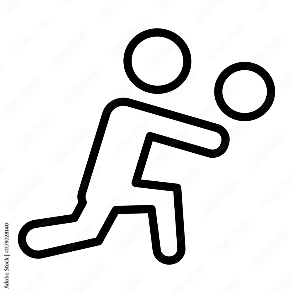 Catching Vector Line Icon Design Catching Vector Line Icon Design