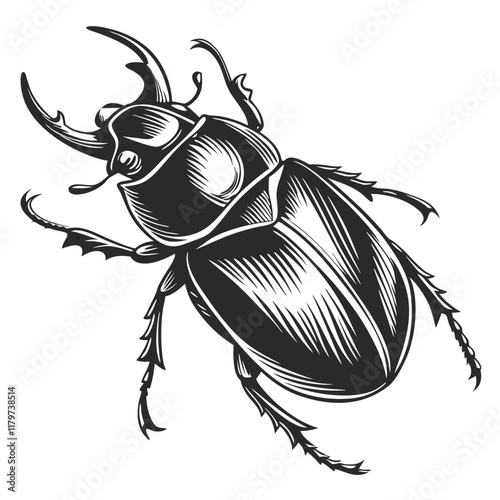 Beetle Black silhouette