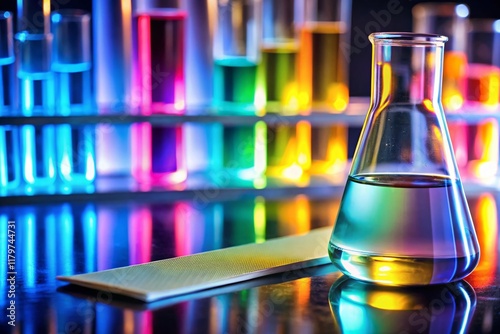 Low Light Lab: Litmus Paper Test for Acid-Base Reaction photo