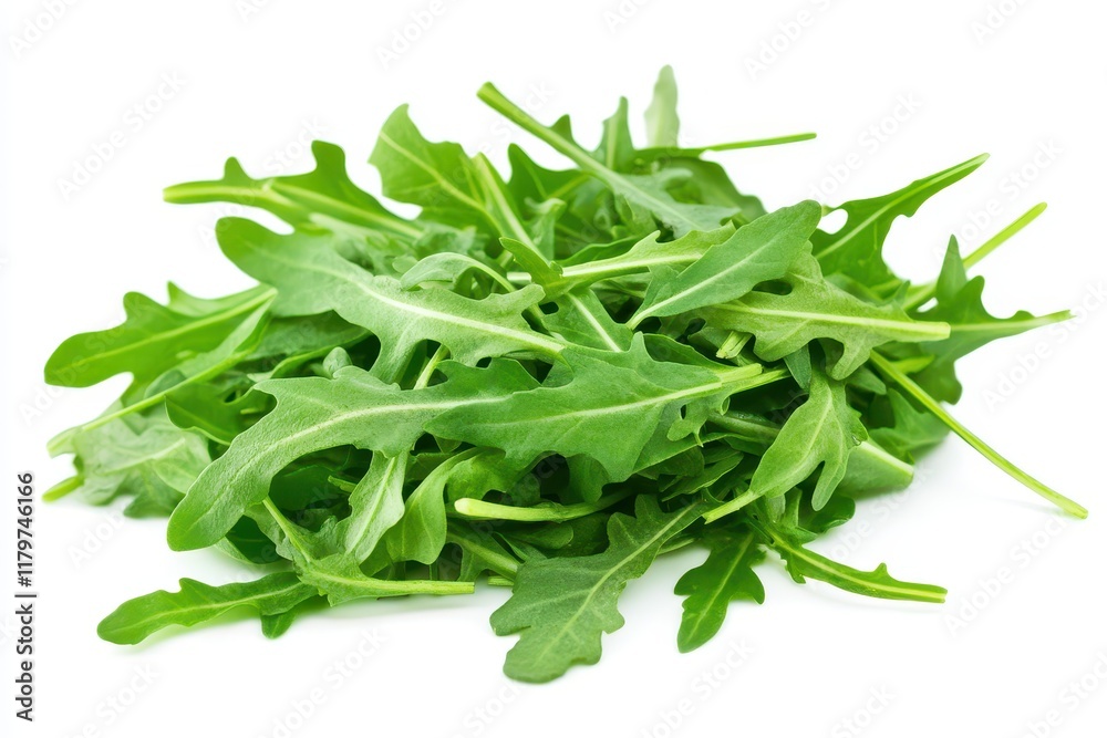 isolated fresh arugula salad without meat isolated fresh arugula salad without meat