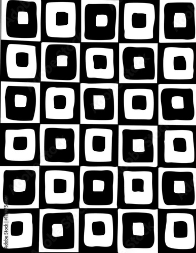 black and white icons set