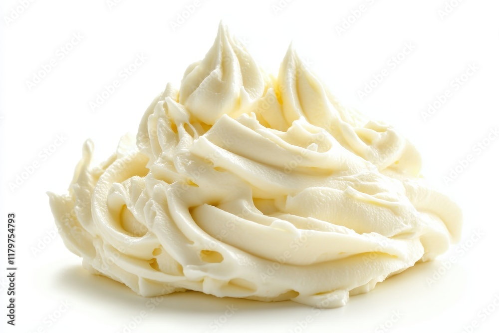 slice of cream cheese on white backdrop slice of cream cheese on white backdrop