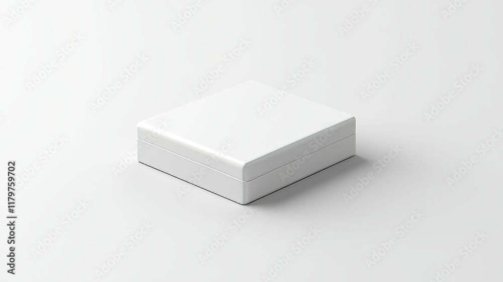 Realistic White Package Box. For Software, electronic device and other products. Vector illustration. Realistic White Package Box. For Software, electronic device and other products. Vector illustration.