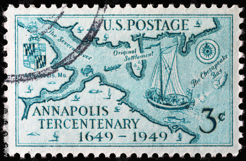 Tercentenary of Annapolis celebrated on vintage stamp