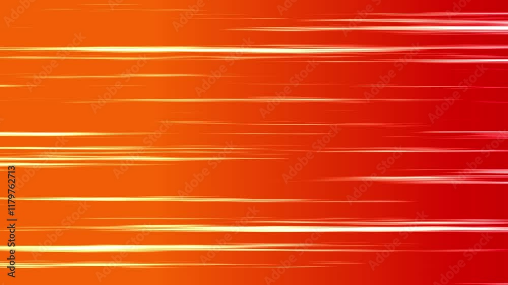 red orange anime cartoon speed line background animation