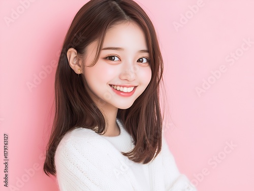 バナー素材　女性