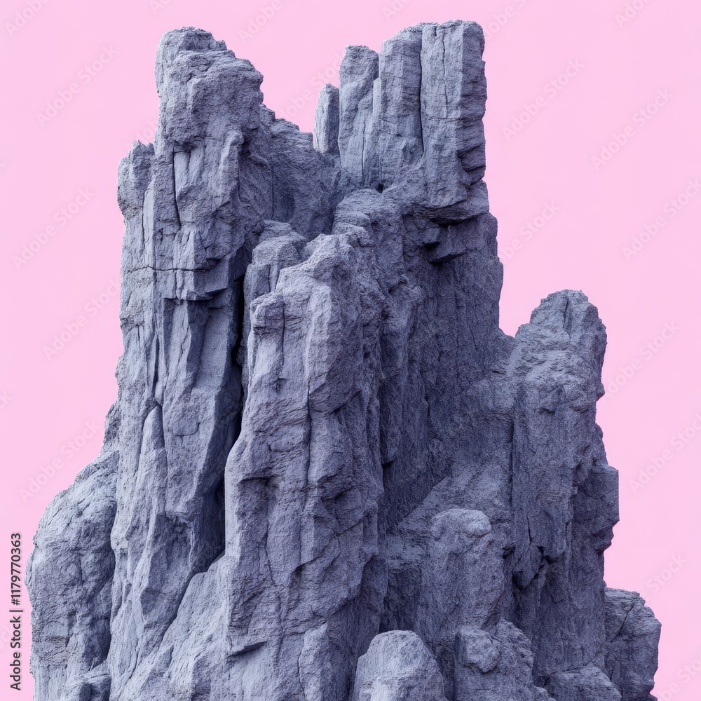 Fototapeta premium Abstract Gray Rock Formation
