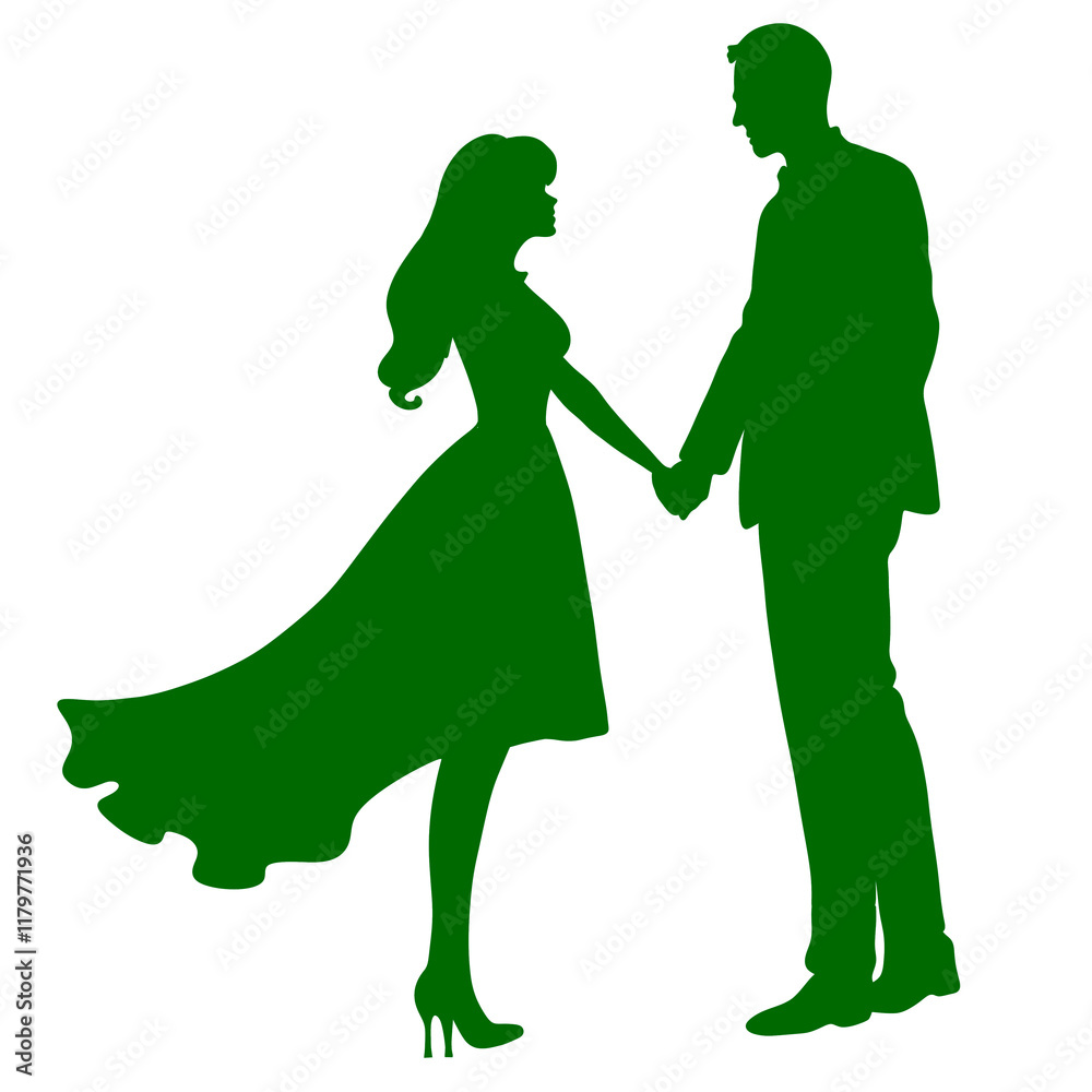 Couple Fashion Silhouette Couple Fashion Silhouette