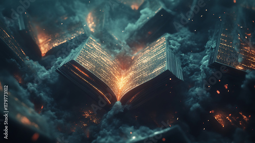 a magical book that reveals a mystery