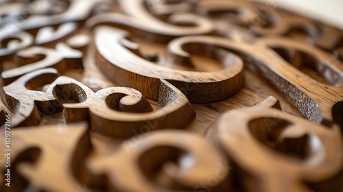 An angled shot of the alphabet board showcasing its depth and design