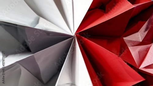 abstract background of folded papers