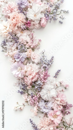 Wallpaper Mural Floral crown design Delicate pastel flowers forming a cr. A delicate crown made from pastel-colored flowers, symbolizing beauty and grace. HD phone wallpaper. Torontodigital.ca