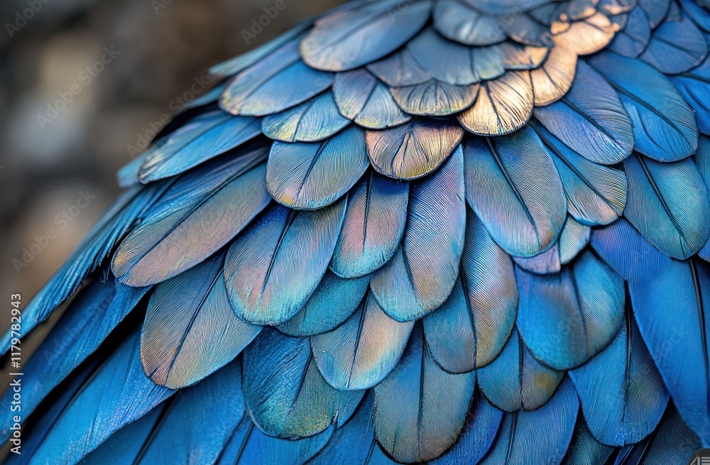 Fototapeta premium Vivid Bird Feathers