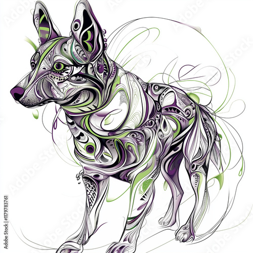 Dog sketch tattoo