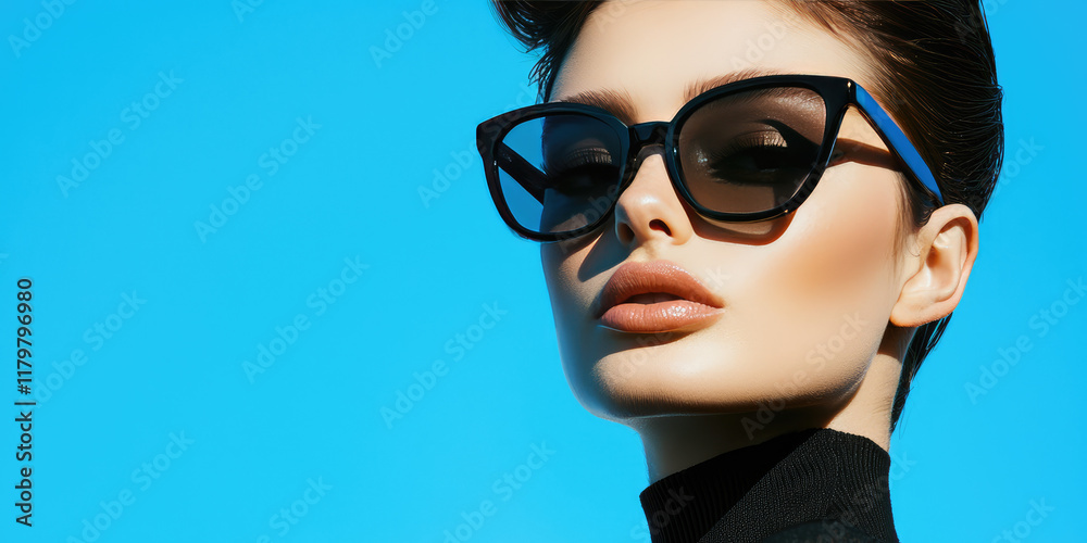 Portrait of a stylish sassy woman with a sassy expression. Fashionable popular girl Portrait of a stylish sassy woman with a sassy expression. Fashionable popular girl