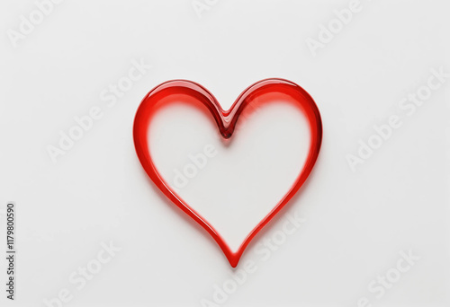 melting heart on pastel background