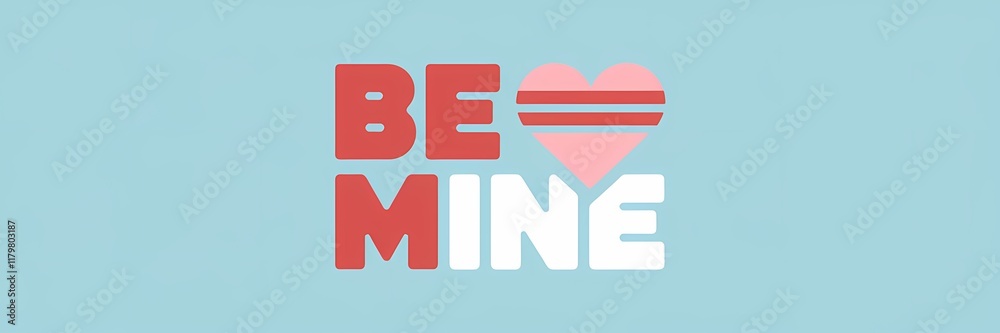 A minimalist Valentine's Day poster design with the text A minimalist Valentine's Day poster design with the text