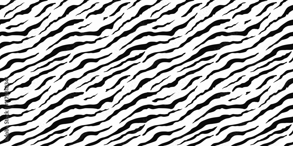 zebra skin vector pattern. Animal abstract monochrome seamless pattern. zebra skin vector pattern. Animal abstract monochrome seamless pattern.