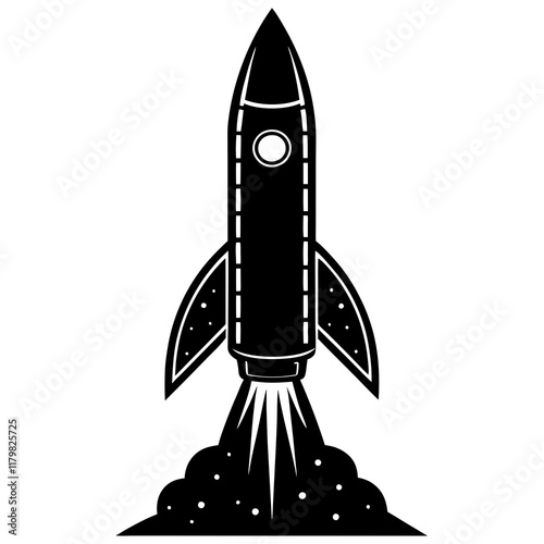 rocket in space