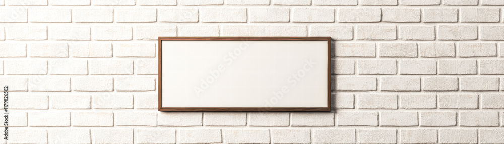 Fototapeta premium Modern interior wall art creative minimalist design with inspirational blank signage