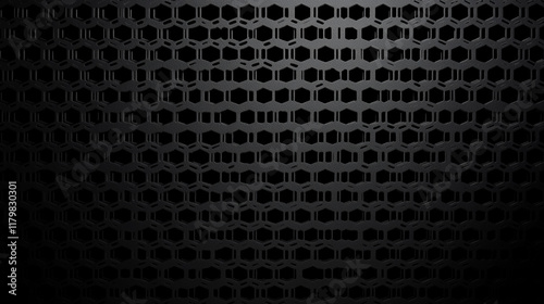 Wallpaper Mural Black metal texture steel background. Perforated sheet metal. black polished aluminum background Torontodigital.ca